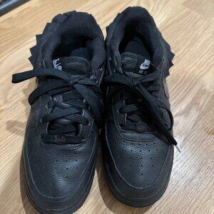 Nike Black Air Force 1 with Lace